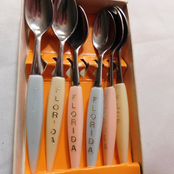 Florida Demitasse Spoons and Florida Little Forks Vintage - Picture 3 of 9